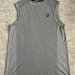 Peloton Gray Athletic Tank Top